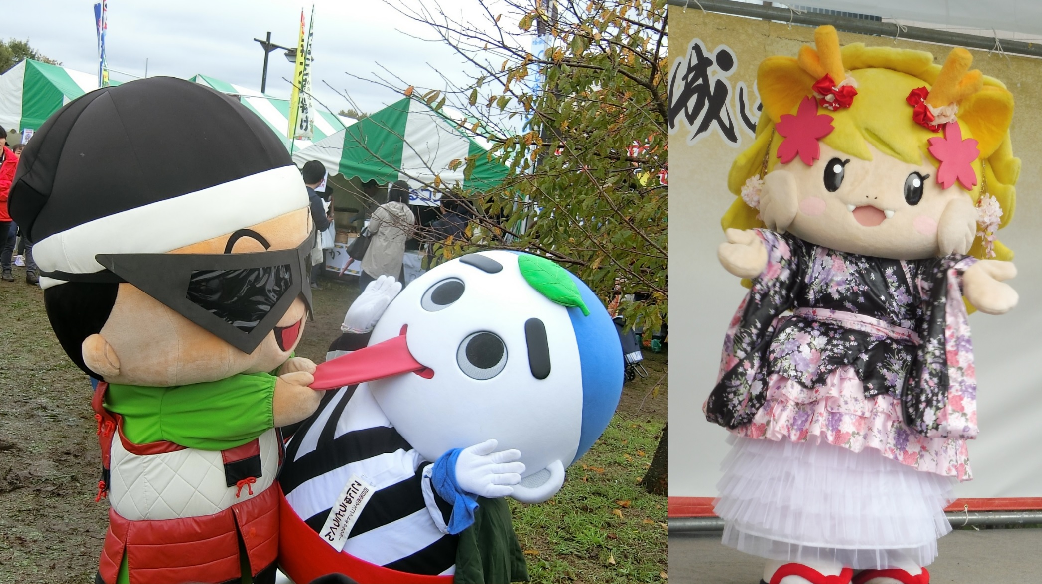 こにゅうどうくん 龍王さくらちゃん 等三重県ゆるキャラ写真集 その1 ゆるキャラ