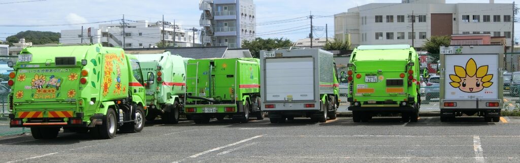 ざまりんごみ収集車