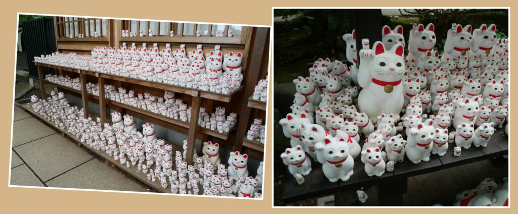 豪徳寺の招き猫
