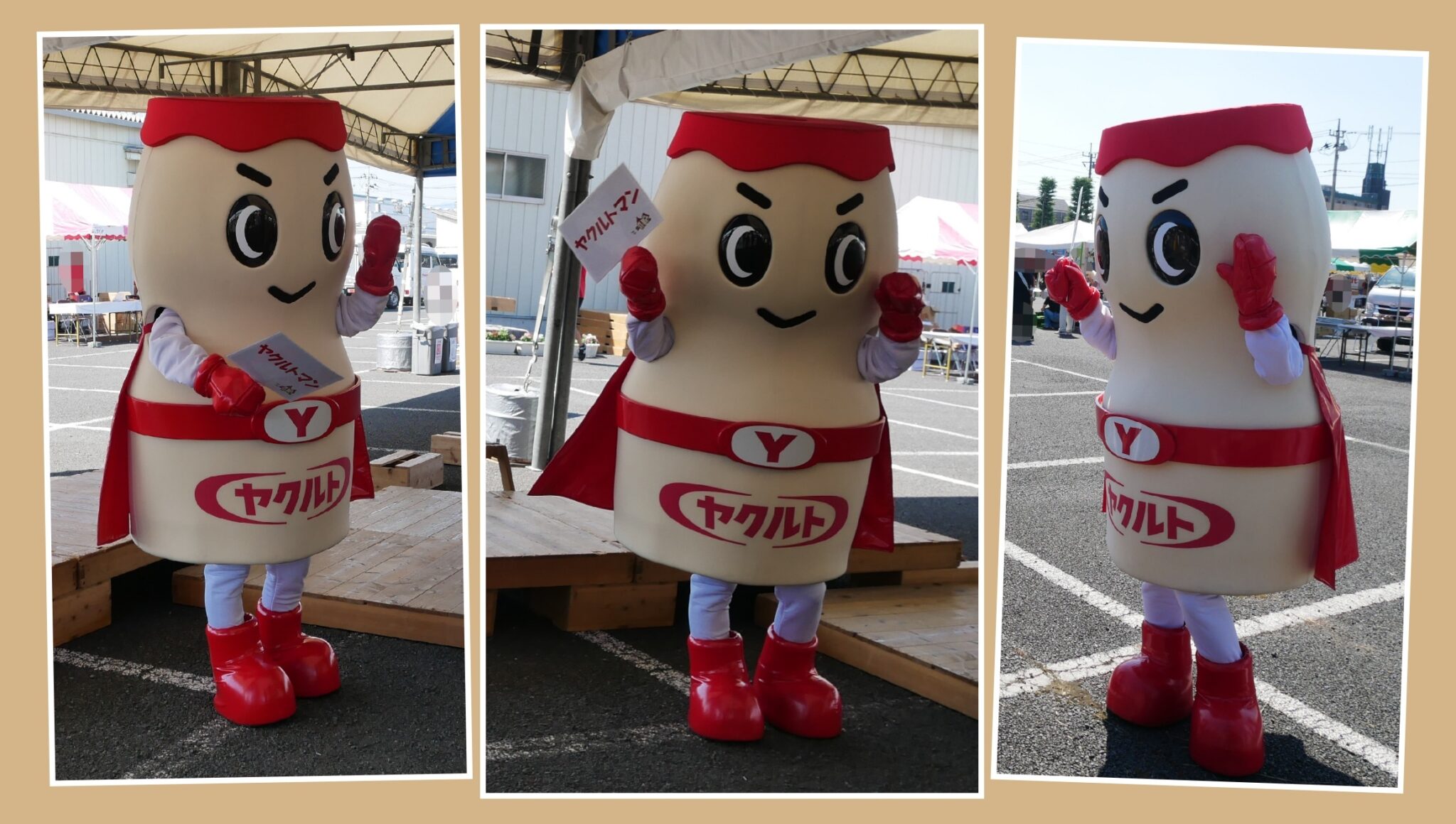 ヤクルトマン・ヤクルトマンブルー写真集｜ゆるキャラ