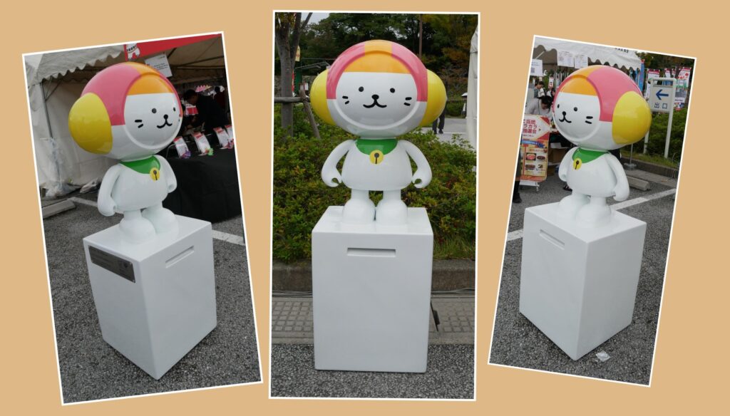 「ひこにゃん」モデルの「CEちゃん」のポストボックス