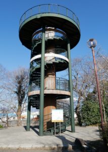 富士と港の見える公園